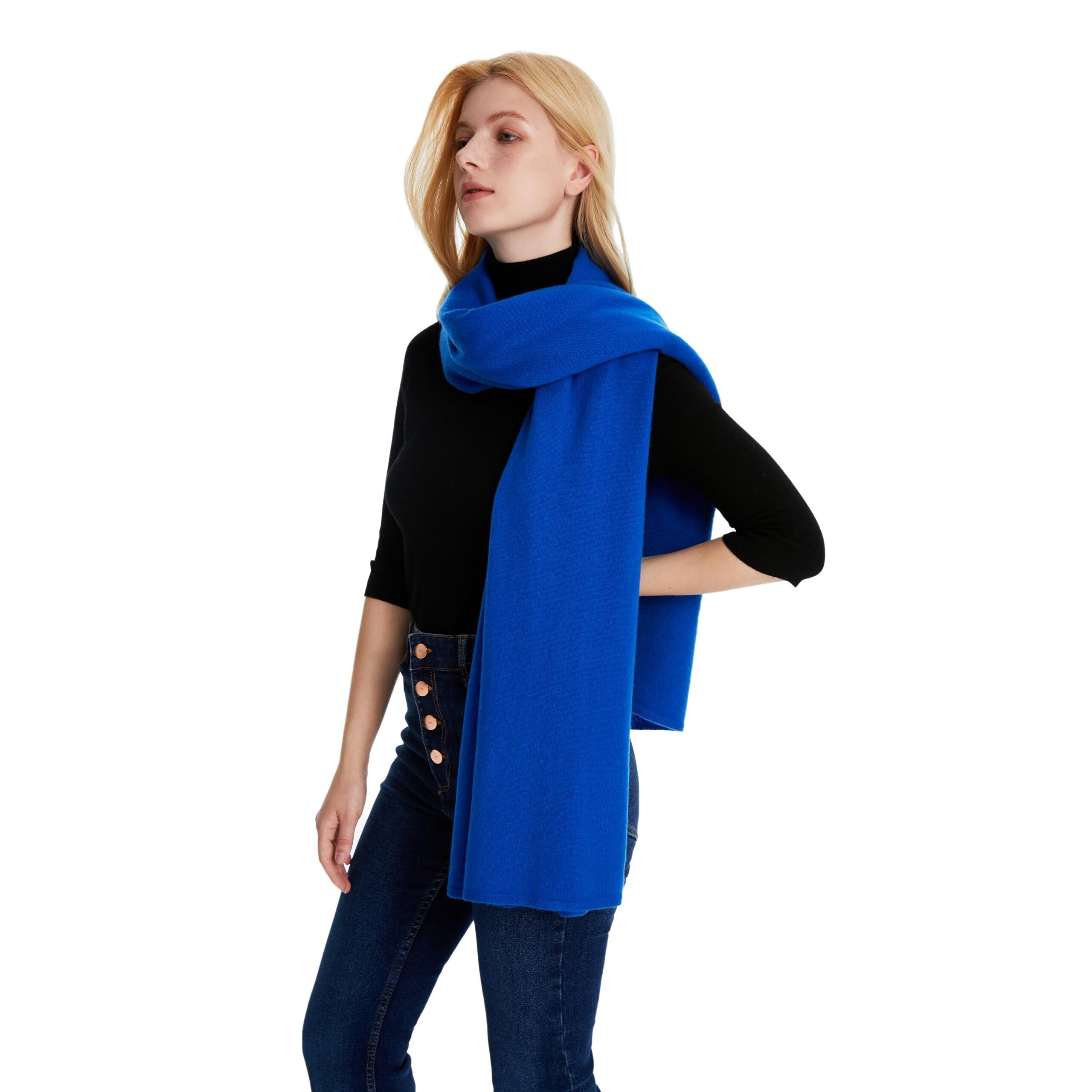 4234 100% Cashmere Knitted Wrap, Oversized Shawl, Scarf